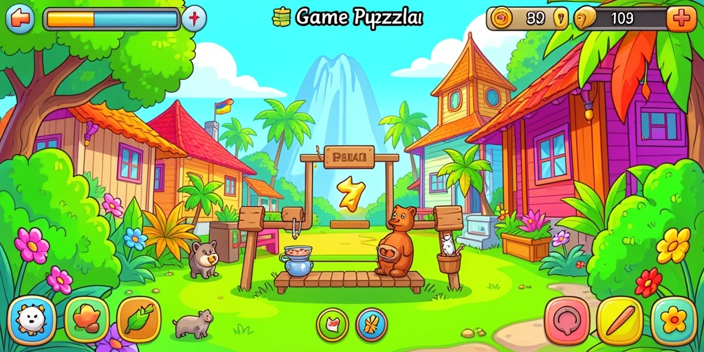 apek88 - Screenshot menampilkan level menantang yang baru.